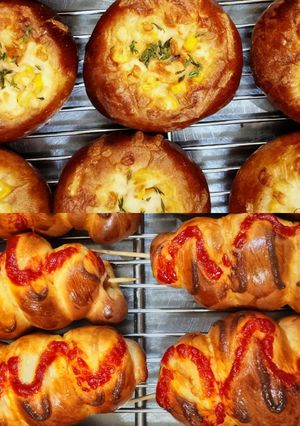 2種類のお惣菜パン-レシピのメイン写真