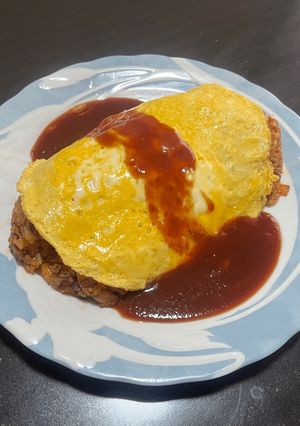 昭和の家庭のオムライス-レシピのメイン写真
