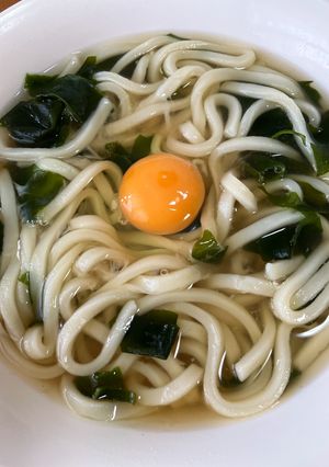 冷凍うどんで簡単✨九州風わかめうどん🥣-レシピのメイン写真