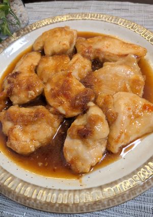鶏むね肉のにんにくスタミナ焼き-レシピのメイン写真
