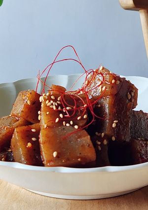 タレが絡む☆痺れる蒟蒻ピリカラ炒め☆弁当-レシピのメイン写真