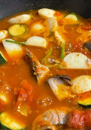 ブリとカブのトマト煮込み-レシピのメイン写真