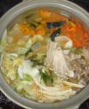 ほうとう鍋風♪胃腸の冷え簡単レシピ