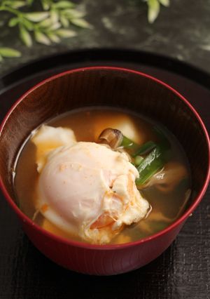 簡単！スンドゥブチゲ風お味噌汁-レシピのメイン写真