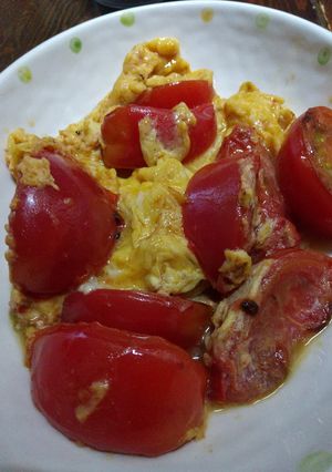 簡単！トマトと卵の炒め物-レシピのメイン写真