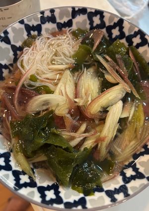 超簡単みょうがワカメの白だし梅そうめん-レシピのメイン写真