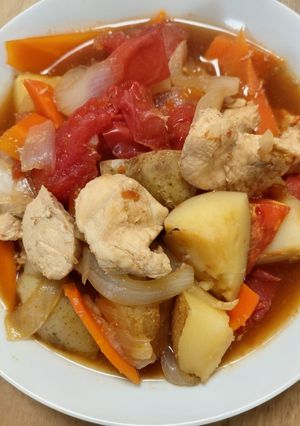 鶏むね肉とトマトの肉じゃが風-レシピのメイン写真