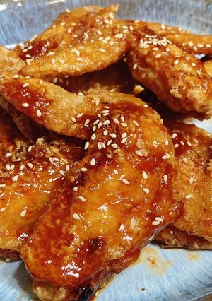 ⭐︎甘辛⭐︎手羽先の唐揚げ-レシピのメイン写真