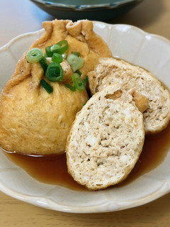 挽肉と油揚げの巾着煮-レシピのメイン写真