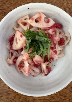 梅レンコン-レシピのメイン写真