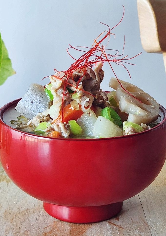 今夜の夕食☆寒い日は豚汁が主役☆簡単-レシピのメイン写真