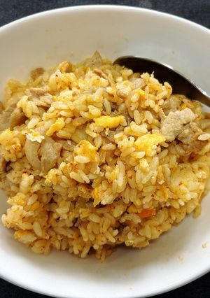簡単！適当キムチチャーハン-レシピのメイン写真