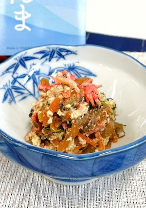 香り広がる桜えびとさんまの白和え-レシピのメイン写真