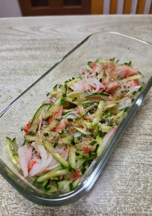 簡単☆きゅうりとかにかまの酢の物-レシピのメイン写真