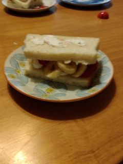 いちごとバナナのフルーツサンド-レシピのメイン写真