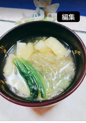 糸寒天を使ったお味噌汁・スープ美味♬-レシピのメイン写真