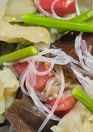 トマト搾菜きくらげ春雨サラダ-レシピのメイン写真
