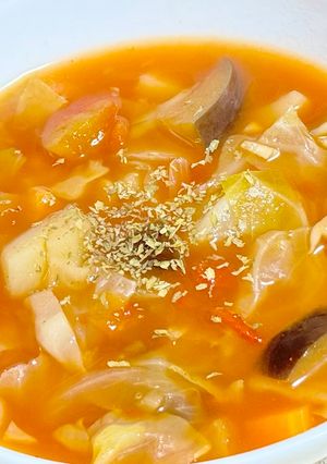 ミネストローネ＃ベジタリアン・ヴィーガン-レシピのメイン写真