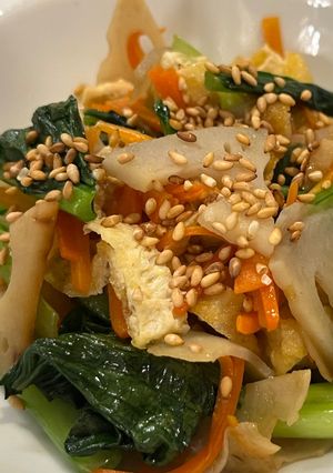 ⭐︎栄養満点⭐︎ 小松菜と油揚げの炒め物-レシピのメイン写真