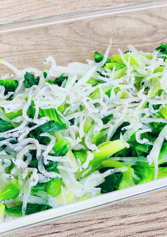 小松菜と大根とじゃこの和え物-レシピのメイン写真