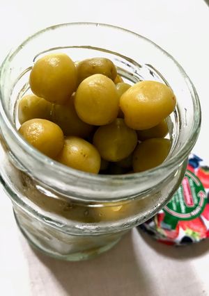 簡単!青小梅で作るカリカリ梅-レシピのメイン写真