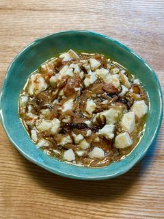 豆腐もずくに梅なめ茸☆-レシピのメイン写真