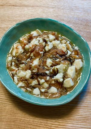 豆腐もずくに梅なめ茸☆-レシピのメイン写真