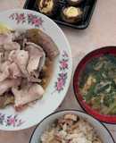 簡単★昼食「ニラのかきたまお味噌汁」