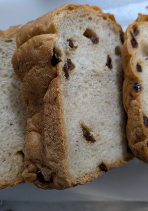 ホームベーカリーで♪レーズン食パン-レシピのメイン写真