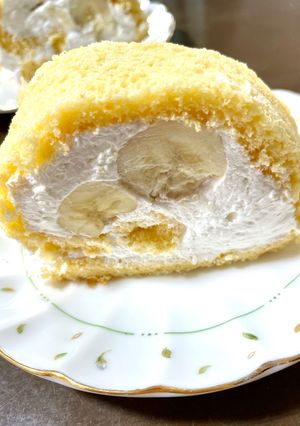 米粉バナナロールケーキ-レシピのメイン写真