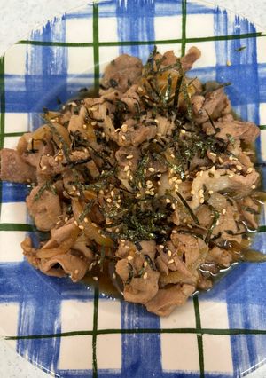 豚肉の生姜焼き（豚バラ肉玉ねぎ）-レシピのメイン写真