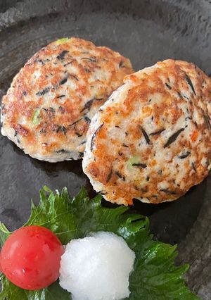 豆腐とひじきのつくねバンバーグ♡簡単♡-レシピのメイン写真