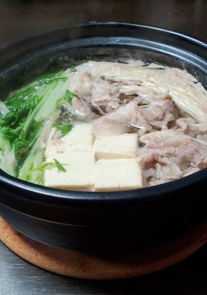 牡蠣だし香るハリハリ鍋-レシピのメイン写真