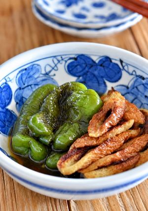 ピーマンと竹輪のくたくた煮【作り置き】-レシピのメイン写真
