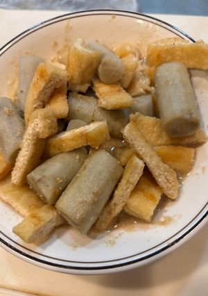 胡麻たっぷりお揚げさんと酢ごぼう-レシピのメイン写真