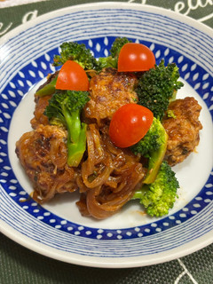 豚肉団子のケチャップ炒め♪-レシピのメイン写真