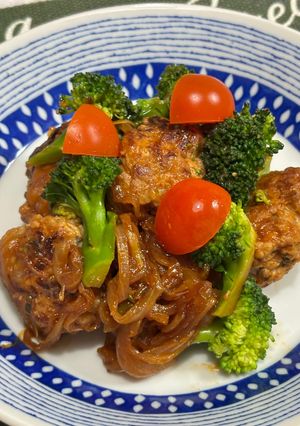 豚肉団子のケチャップ炒め♪-レシピのメイン写真