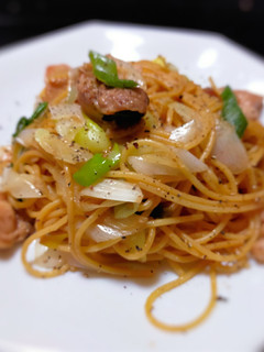 チキンと長ネギの焦がし醤油パスタ-レシピのメイン写真