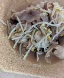 簡単★豚こま肉ともやしのポン酢蒸し焼き