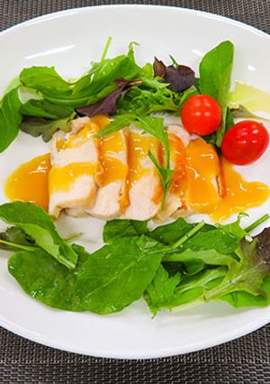 オレンジソースの鶏ソテー-レシピのメイン写真