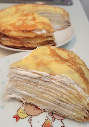 簡単ミルクレープ♪(市販のホイップで)-レシピのメイン写真