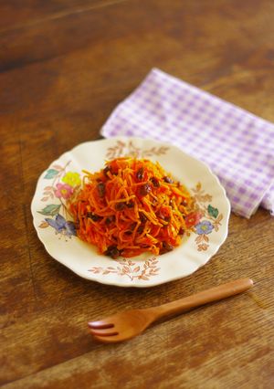 レンジで★人参とレーズンのオリーブオイル和え-レシピのメイン写真