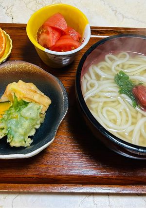 【健康介護】天ぷらうどん-レシピのメイン写真