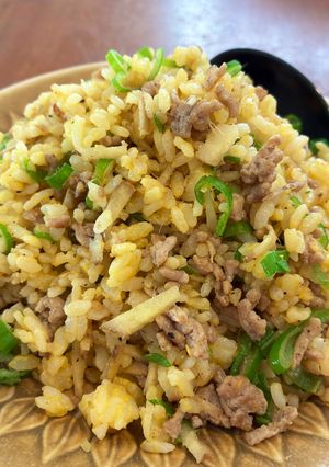 生姜たっぷり豚ひき肉の焼きめし-レシピのメイン写真