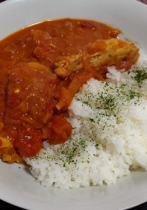 超簡単！手羽元のバターチキンカレー！-レシピのメイン写真