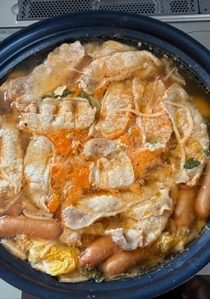 味噌キムチ鍋-レシピのメイン写真