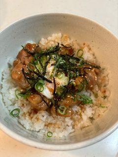 ☆簡単!鶏の照り焼き丼(温玉付)-レシピのメイン写真