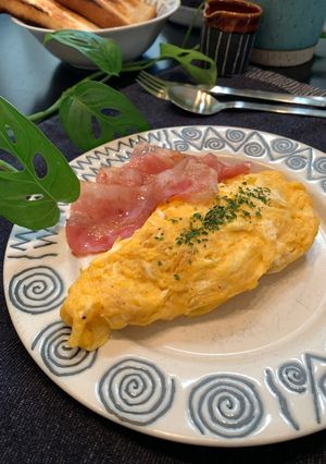 おかんレシピ𓀤𓀣オムレツ-レシピのメイン写真