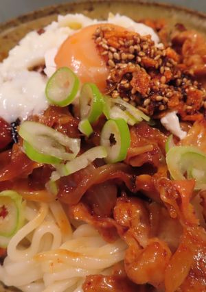 冷やし豚キムチうどん-レシピのメイン写真