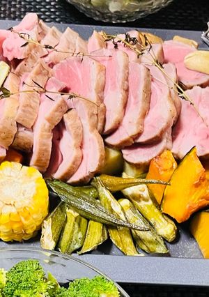 オーブンで作る低温調理ローストポーク-レシピのメイン写真